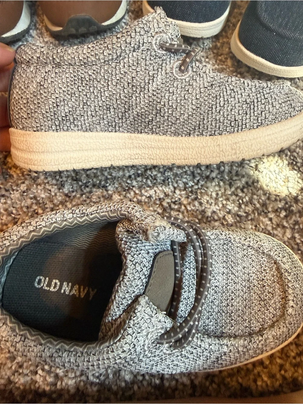 Old Navy Toddler Navy and Brown Casual Sneakers